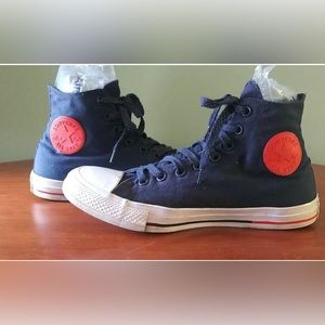 Rare Converse All Star Counter Climate UNISEX navy red Sz M-8.5, W-10.5 153793F